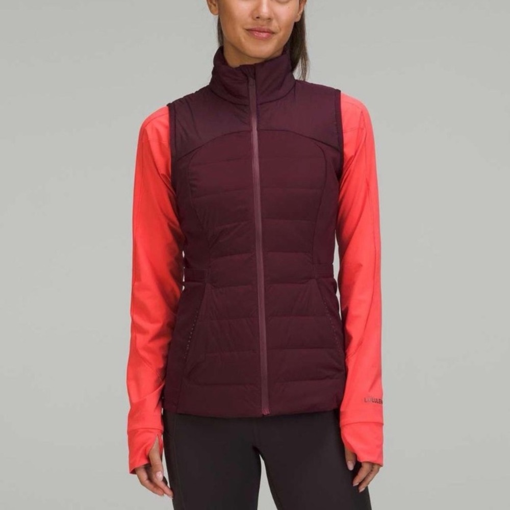Lululemon Down for It All Vest Cassis Size 4‎